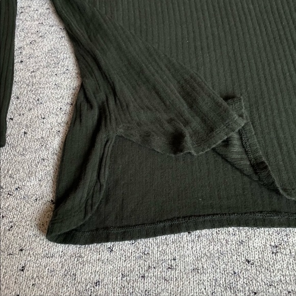 Green thin soft sweater - Picture 3 of 5